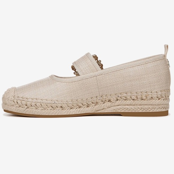 SAM EDELMAN Maddy Espadrille Mary Jane in Light Natural size 7.5 - Picture 3 of 12